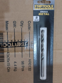 Broca Metal 8mm    (143510)